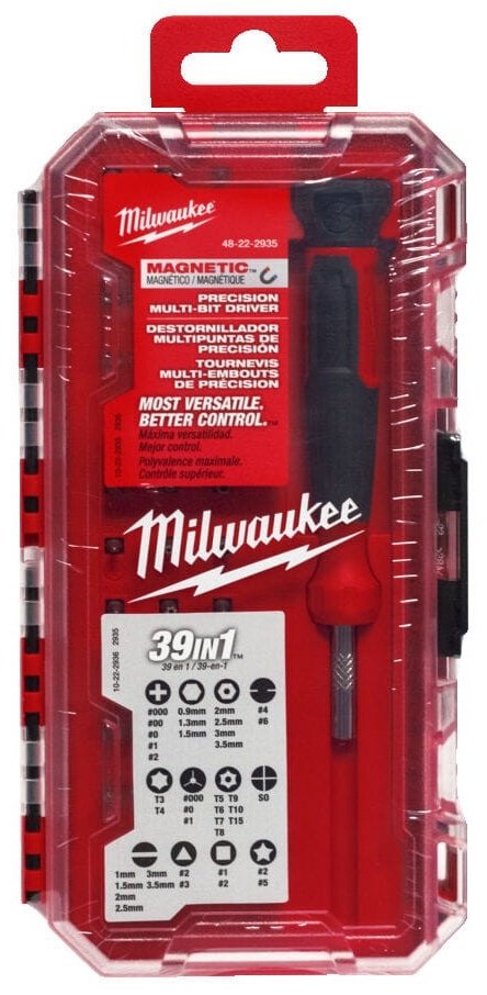 Milwaukee отвертка с насадками 4932498177 набор из 39 купить,NaN