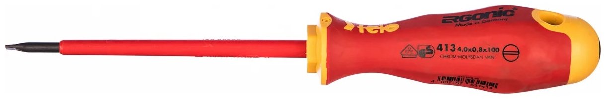 Felo отвертка Felo 41304090 SL4х100 мм купить,NaN