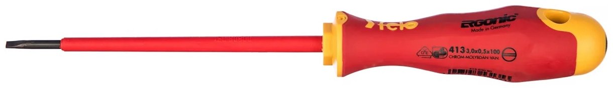 Felo отвертка Отвертка Felo 41303590 SL3.5х100 мм купить,NaN