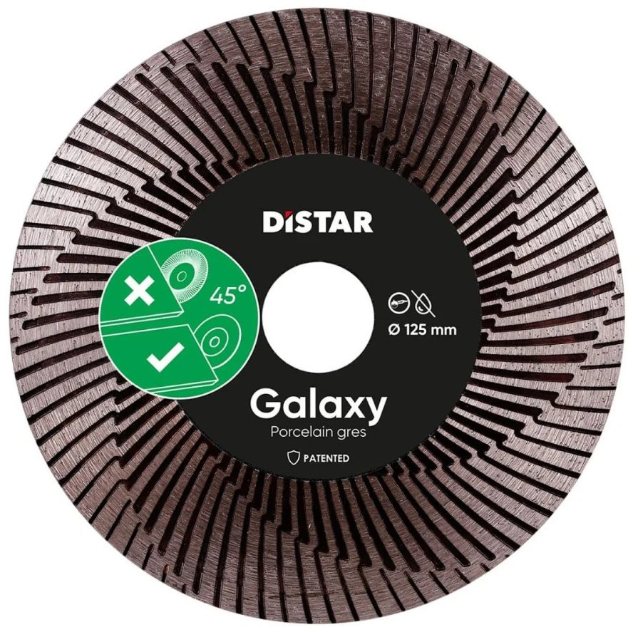 Диск отрезной алмазный 125x22.23х1.6 мм, Distar Galaxy 125x22,23 11120159100 купить,NaN