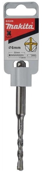 Makita бур B-62496 (SDS-plus, 6х50х110 мм) 1 шт купить,NaN