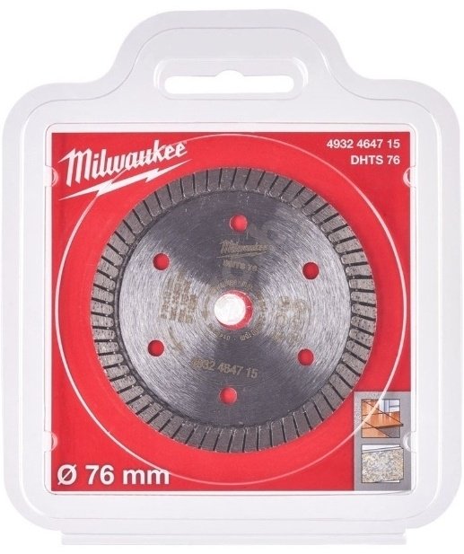 Диск отрезной алмазный 76x10х1 мм, Milwaukee Milwaukee 4932464715 купить,NaN