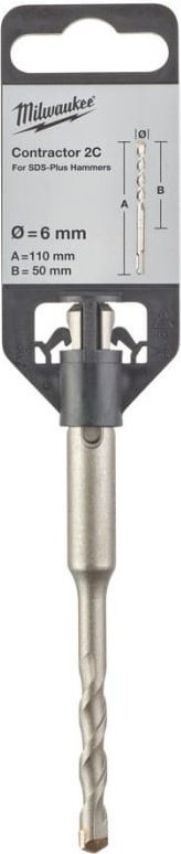 Milwaukee бур 4932471217 (SDS-plus, 6х50х110 мм) 1 шт купить,NaN