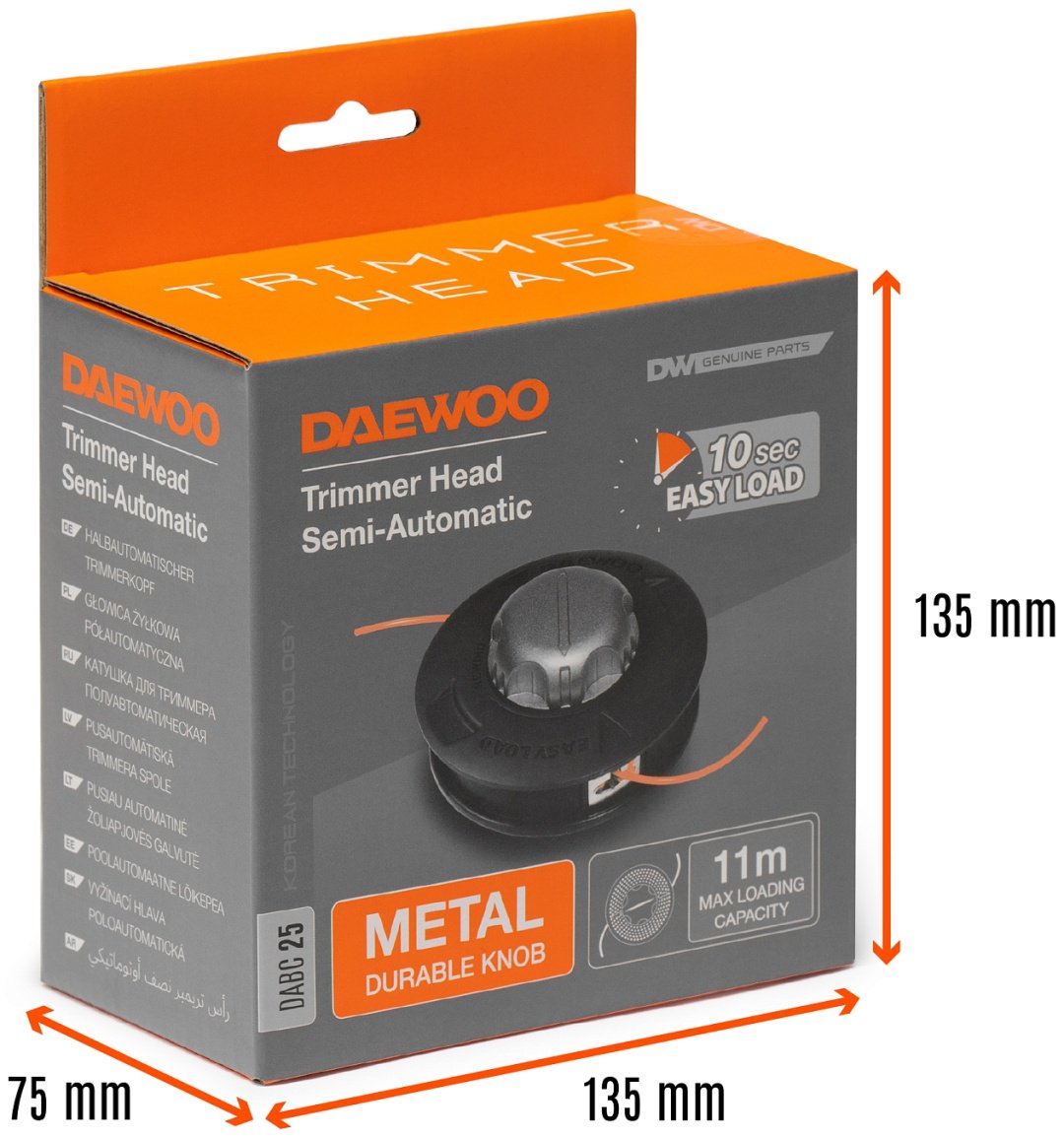 Daewoo триммерная головка DABC 25 1 шт купить,NaN