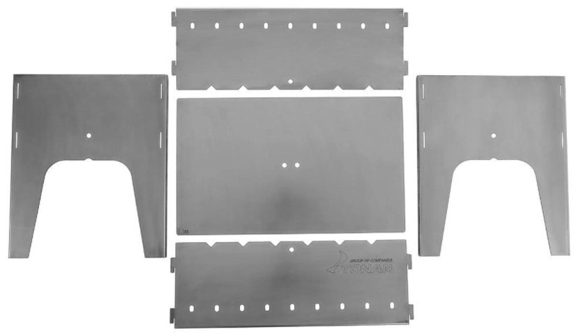 Мангал разборный ТОНАР 31x49x37 см, сталь купить,NaN