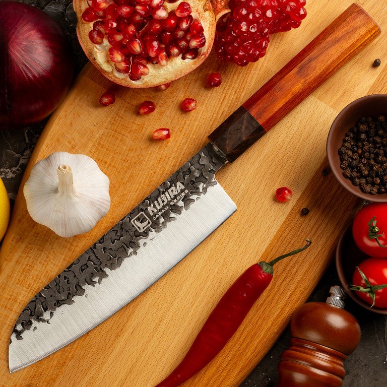 Универсальный Kujira Japan Series Santoku KUJ-SAN-175, лезвие: нержавеющая сталь 1 шт купить,NaN