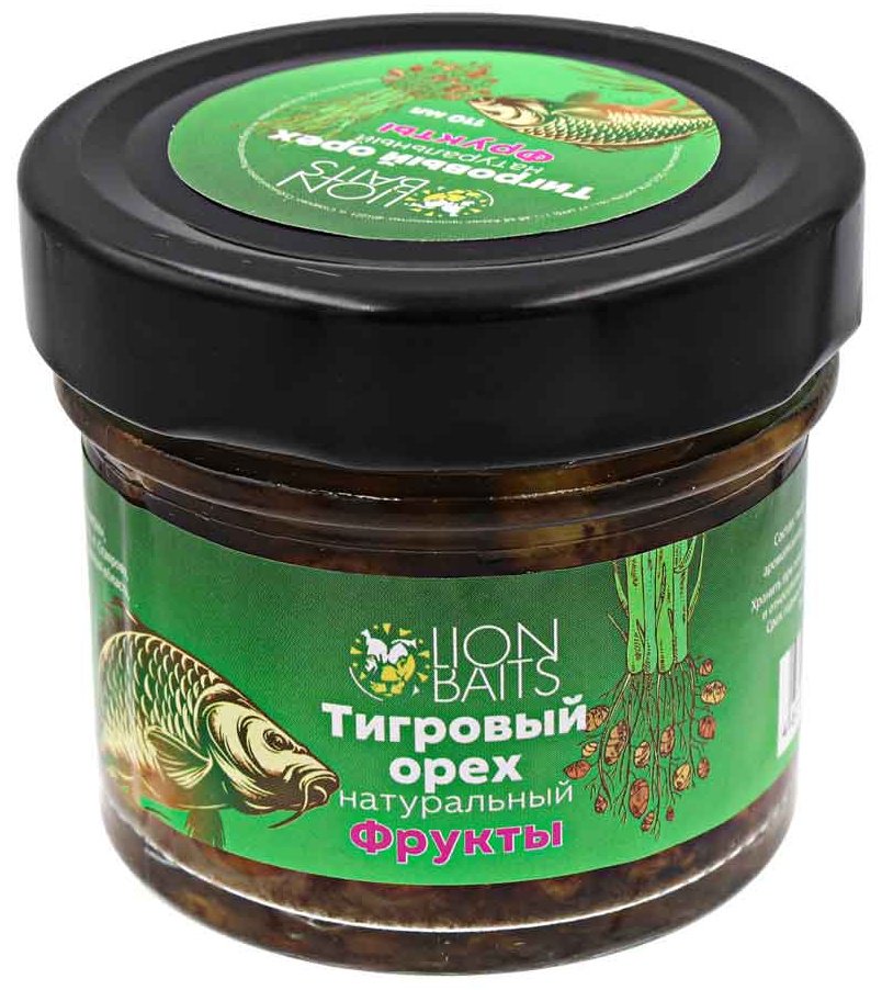 Прикормка Lion Baits Тигровый орех консервированный LBTOS-002 Фрукты 0.11 кг купить,NaN
