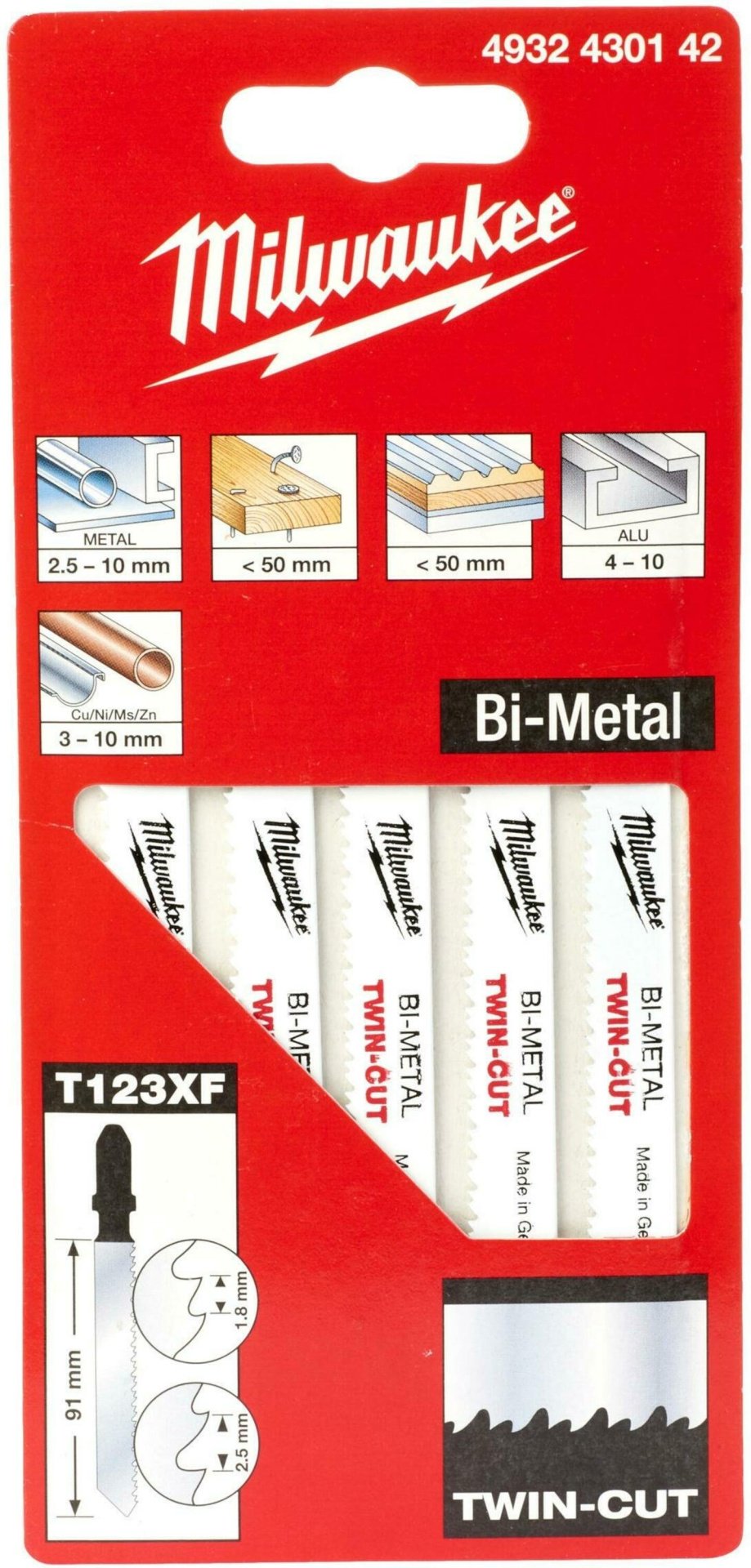 Milwaukee 4932430142 5 шт купить,NaN