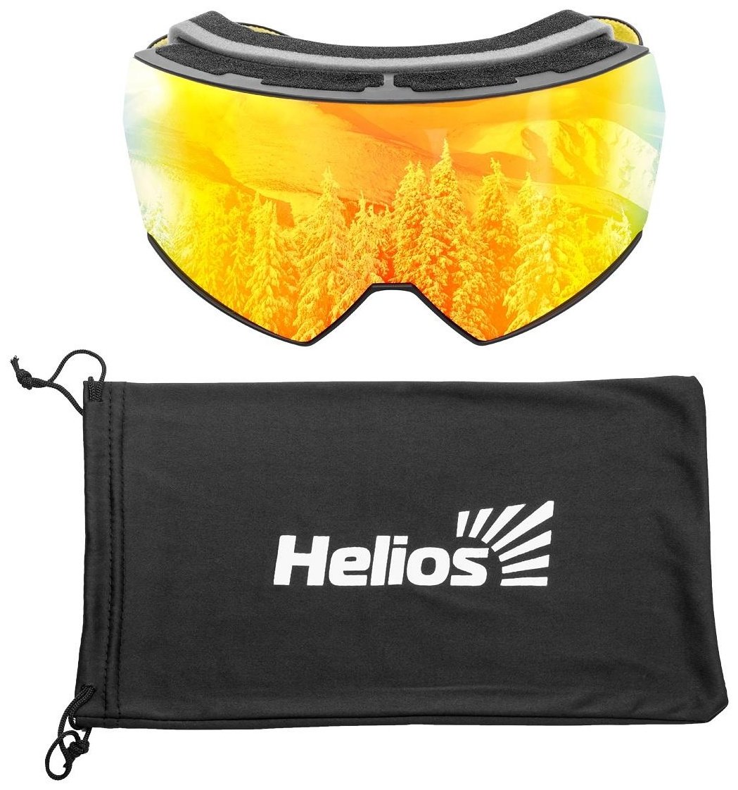 Маска горнолыжная ТОНАР Helios HS-HX-010 черный купить,NaN