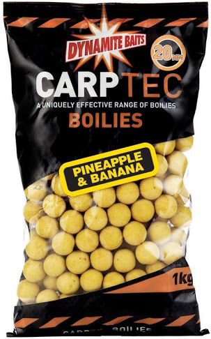 Бойлы Dynamite Baits Pineapple & Banana CarpTec 15мм 1 кг купить,NaN