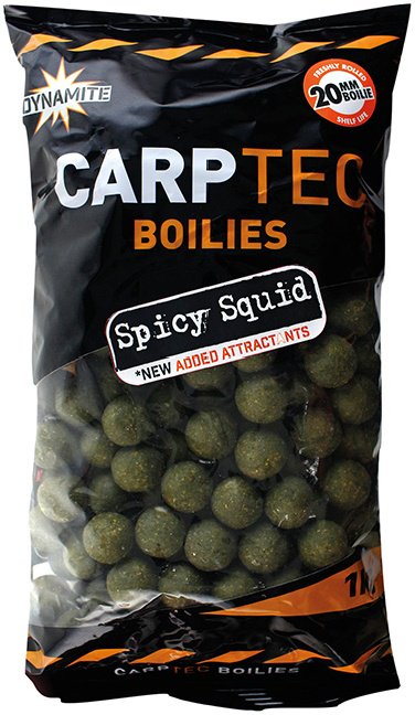 Бойлы Baits Dynamite CarpTec 20мм 1 кг  Spicy Squid купить,NaN