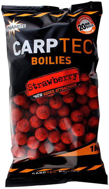 Бойлы Baits Dynamite CarpTec 20мм 1 кг Strawberry купить,NaN