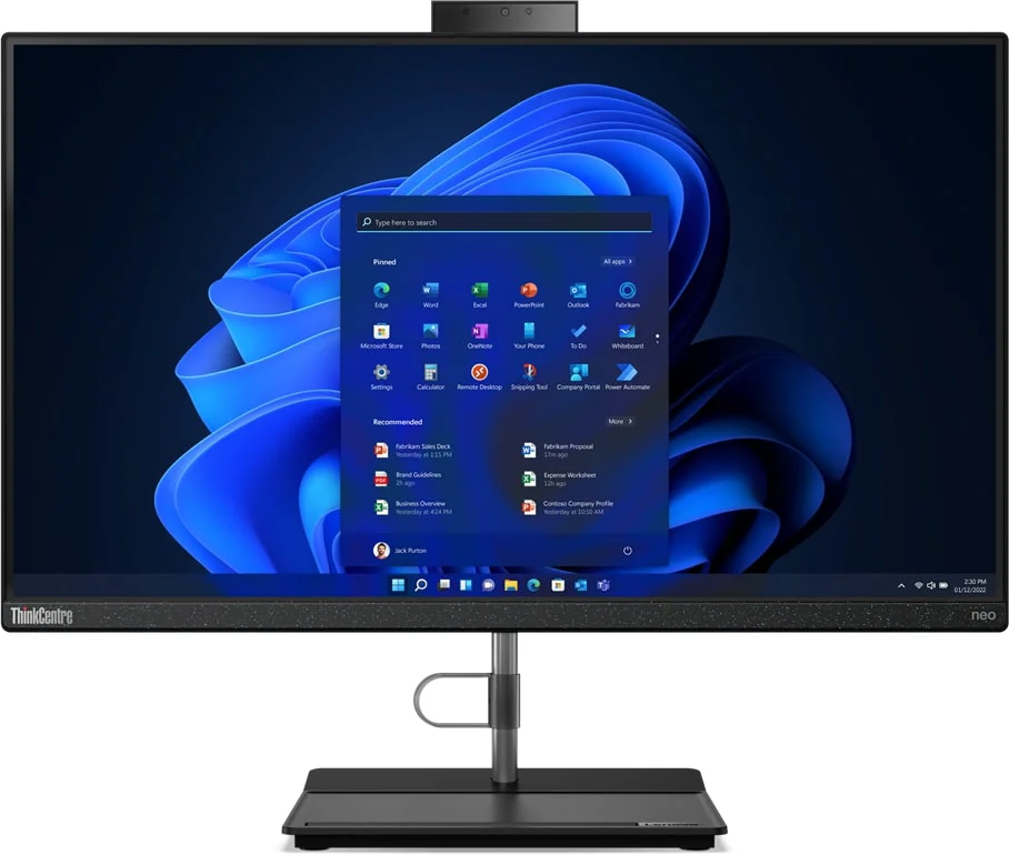 Моноблок Lenovo ThinkCentre neo 30a 24 Gen 4 12K0000CRU 23.8" Raven Black купить,NaN
