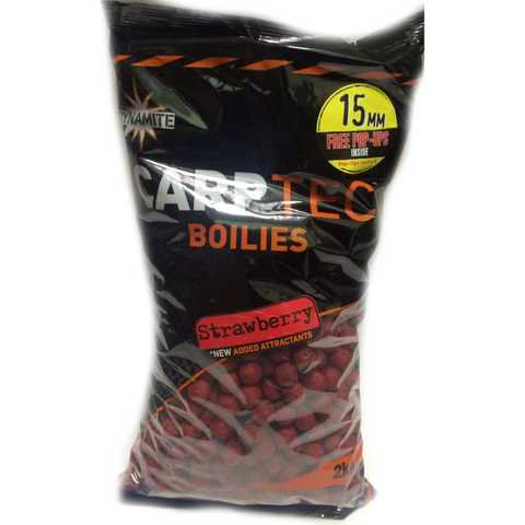 Бойлы Baits Dynamite CarpTec 15мм 2 кг Strawberry купить,NaN