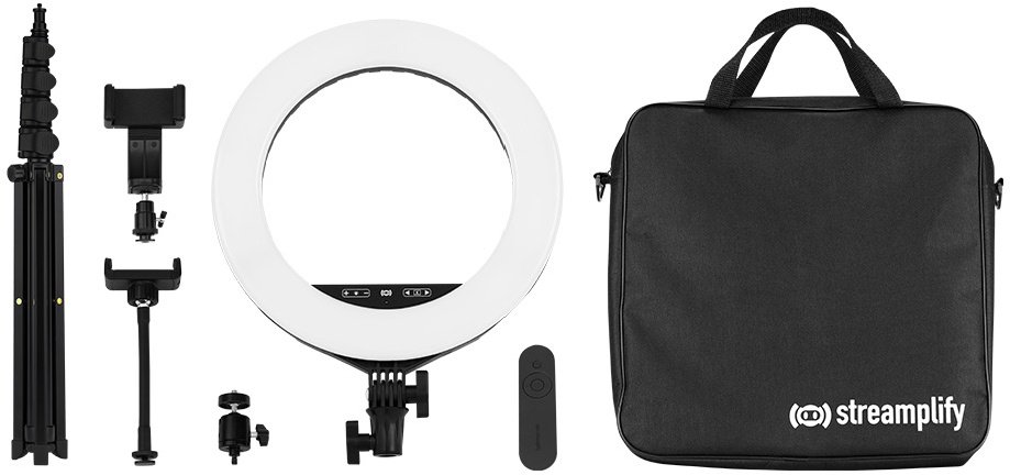 Кольцевая лампа Streamplify Light 14 - ForteMarket Кольцевая лампа Streamplify Light 14 купить,0