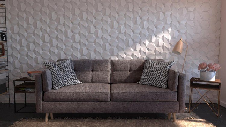 Панель 3D для стен Камелот Панель Гранд белая - ForteMarket Панель 3D для стен Камелот Панель Гранд белая купить,0