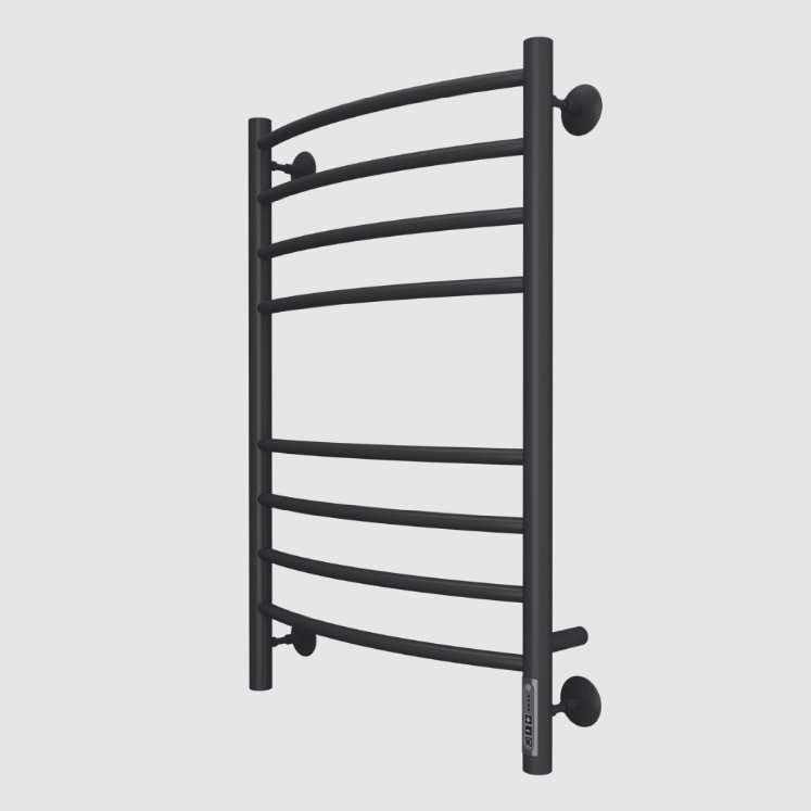 Полотенцесушитель TERMINUS электрический Классик П8 50x80 см лесенка, черный купить,NaN