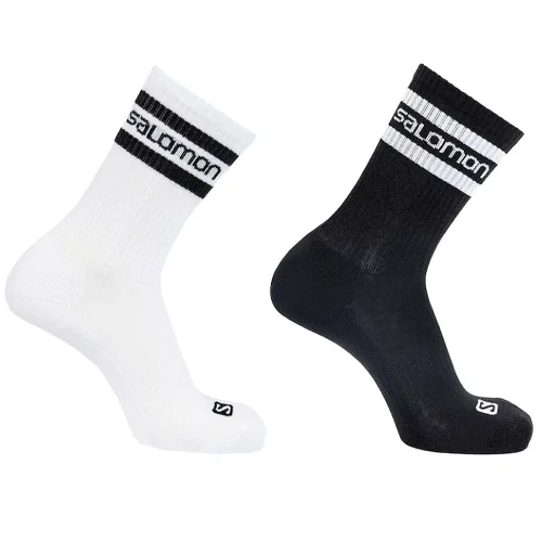 Носки Salomon Everyday Crew 2 пары черно-белые 39-41