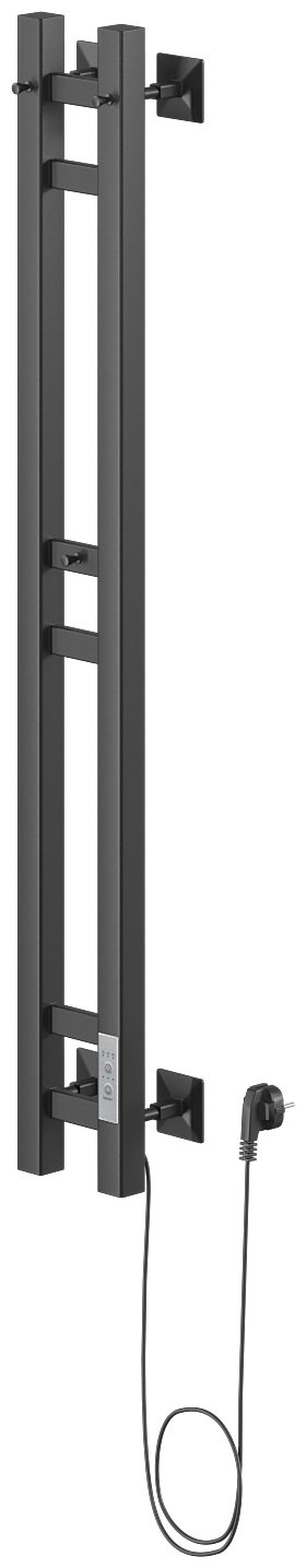 Полотенцесушитель Veconi электрический E12010B-A, лесенка 10x120 см