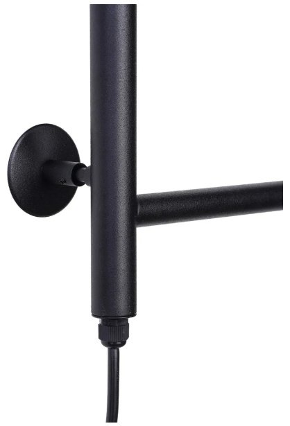 Полотенцесушитель Оптима электрический Elpst4l-4060-black-m, лесенка 40x60 см