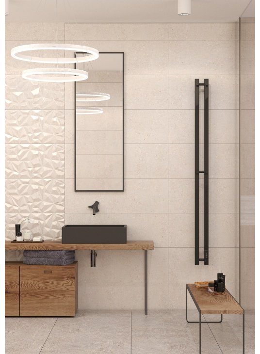 Полотенцесушитель Двин электрический X-2 plaza neo 120/8, I-образный 8x120 см
