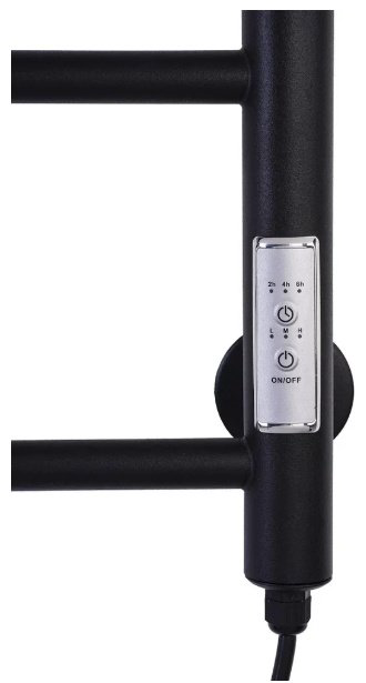 Полотенцесушитель ОЛИМП электрический Elpst6-4080-black-m, лесенка 40x80 см купить,80780