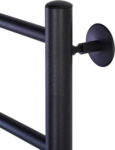 Полотенцесушитель ОЛИМП электрический Elpst6-4080-black-m, лесенка 40x80 см