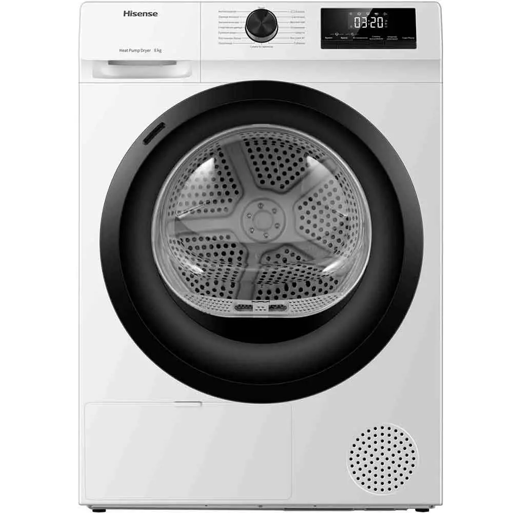 Сушильный аппарат Hisense DHQE 800 BW2 White купить,NaN