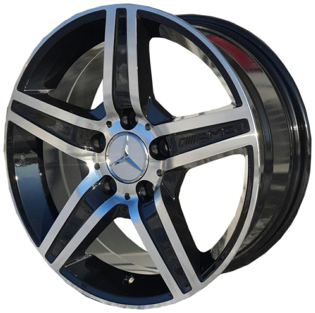 Replica 298 7x16/5x112 D66.6 ET35 черный, серебристый купить,NaN