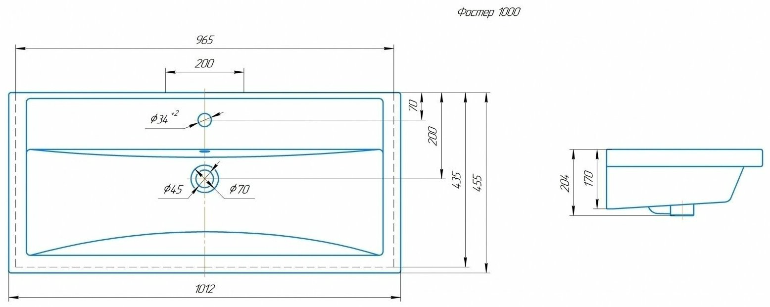 Тумба с раковиной Kabinka.kz Байтерек 97.5x72x44.4см коричнево-графитовый купить,NaN