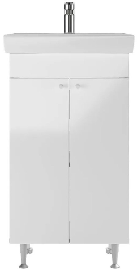 Тумба с раковиной Kabinka.kz Томь 50 K0000189271 44.7x82x34.4см белый купить,NaN