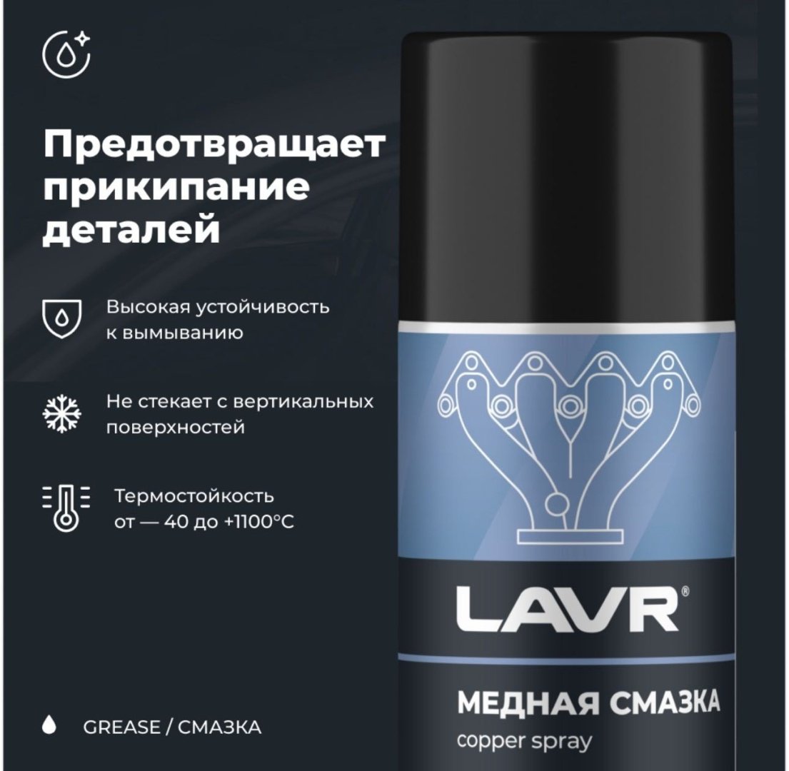 LAVR Ln1483 Медная смазка-антикор 0.21 л купить,NaN