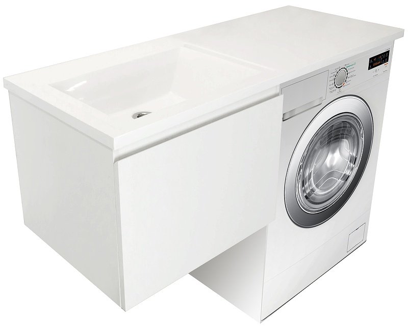 Тумба без раковины KABINKA.KZ ФР-00002928, 140x47.6x43 см, белый