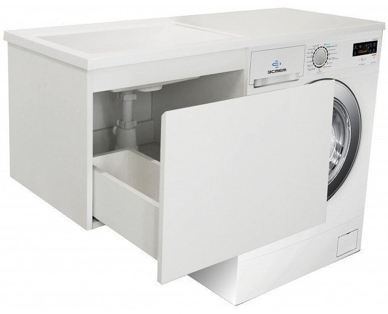 Тумба без раковины KABINKA.KZ ФР-00002928, 140x47.6x43 см, белый