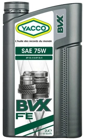 Yacco BVX FE SAE 75W 2 л купить,NaN
