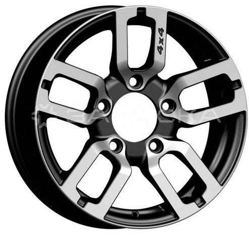 Вектор K100 6.5x16/5x139.7 D98 ET40 4 диска черный купить,NaN