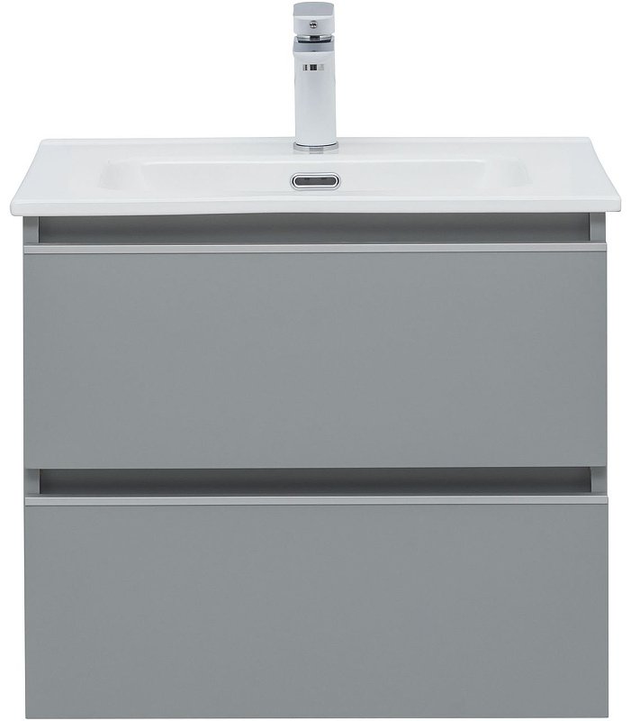Тумба с раковиной Kabinka.kz Вега 60 329601 58.2x50.2x46.5см серый купить,NaN