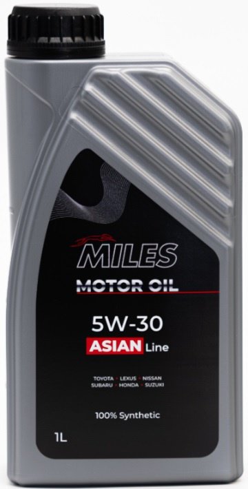 Моторное масло Синтетическое MILES Motor Oil ASIAN line 5W-30 1 л купить,NaN