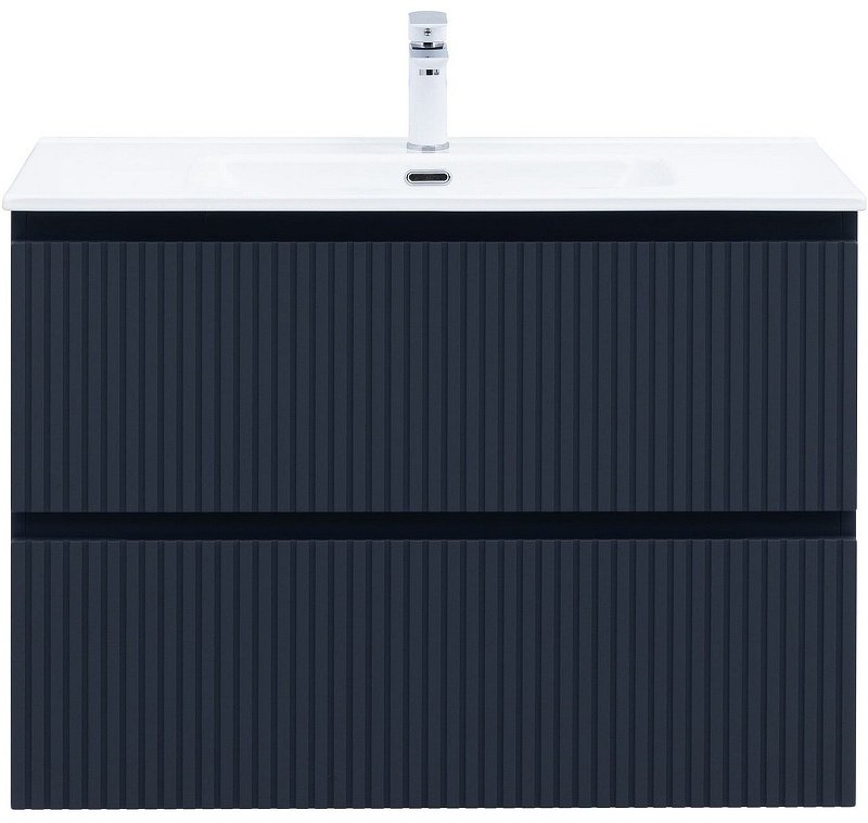 Тумба с раковиной KABINKA.KZ Flat 90 335430, 90x63.7x45.5 см, темно-синий