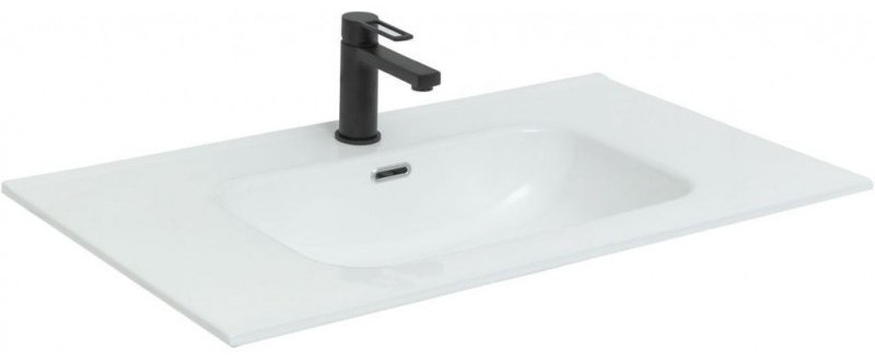 Тумба с раковиной Kabinka.kz Flat 90 335430 90x63.7x45.5см темно-синий купить,NaN