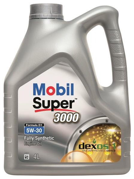 Моторное масло Синтетическое MOBIL 5W30 Super 3000 F-D1 5W-30 4 л купить,NaN