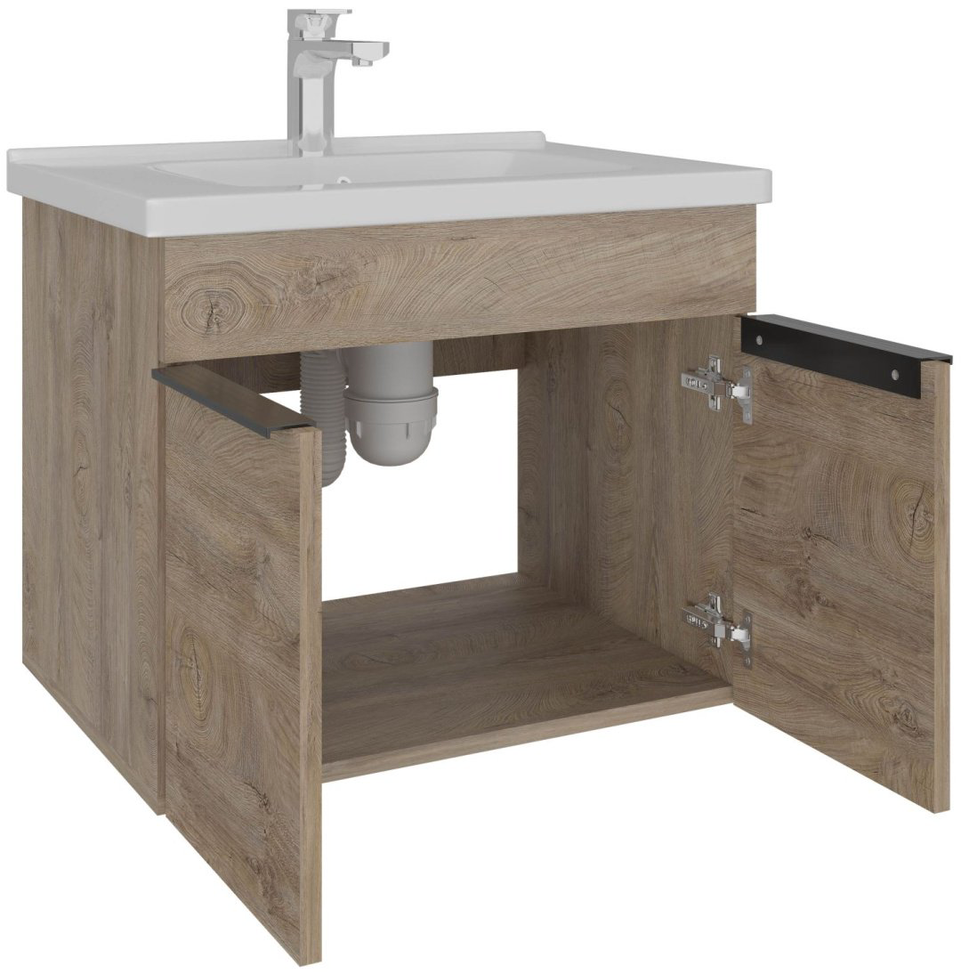 Тумба с раковиной AVK Кира 70x52x47см светло-коричневый купить,NaN