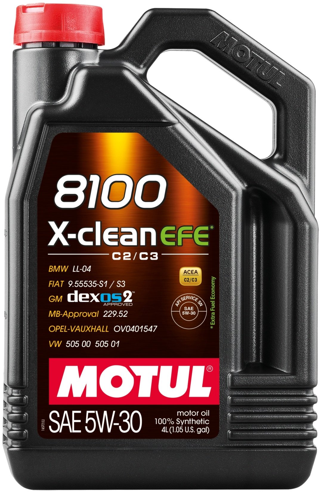 Моторное масло Синтетическое Motul 8100 X-clean EFE 5W-30 4 л купить,NaN