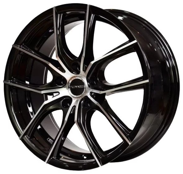 Alcasta 5161 Poison 7x17/5x114.3 D67.1 ET45 черный, серебристый купить,NaN