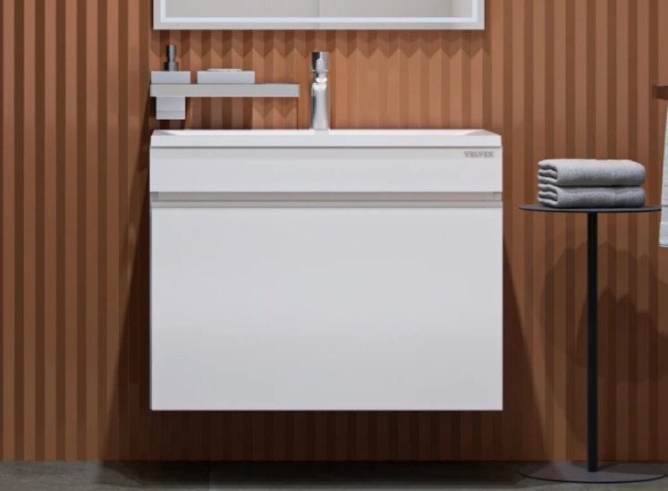 Тумба с раковиной PULSUS 700, 70x54x45 см, белый