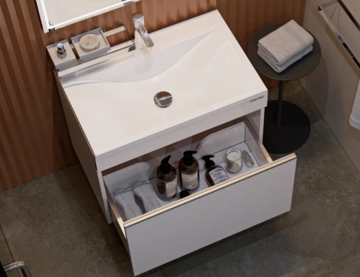 Тумба с раковиной Pulsus 700 70x54x45см белый купить,NaN