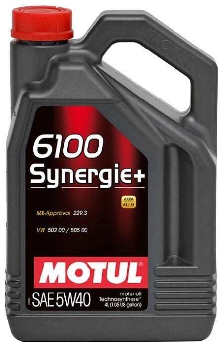 Моторное масло Синтетическое Motul 6100 Synergie+ 5W-40 4 л купить,NaN