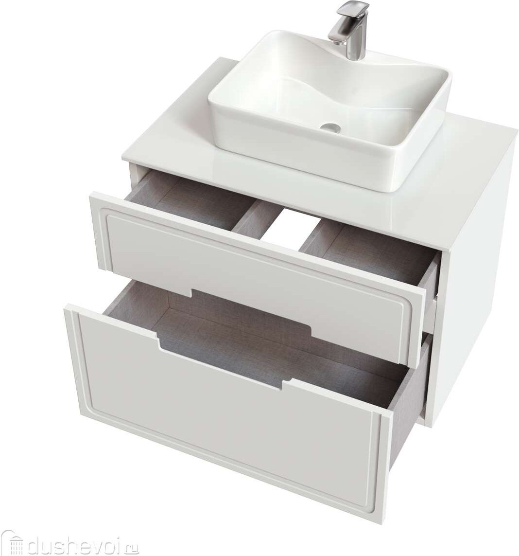 Тумба с раковиной KABINKA.KZ TA-MBO-100PS-blanco, 99.3x56x48.6 см, белый купить,NaN