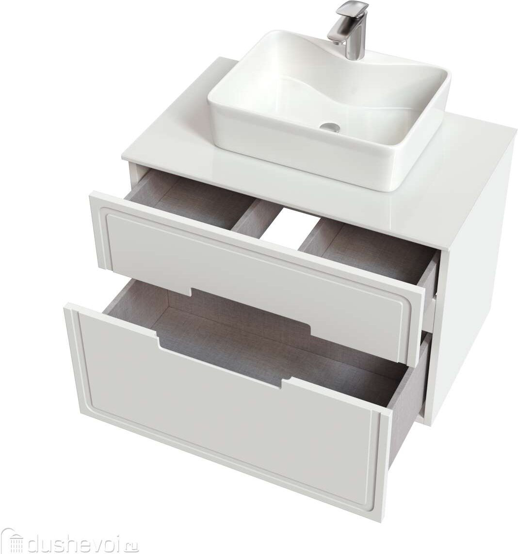 Тумба с раковиной KABINKA.KZ TA-MBO-100PS-blanco, 99.3x56x48.6 см, белый купить,NaN