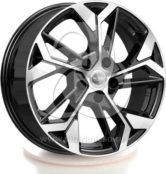 K&K КС1062 алмаз черный 60.1 6.5x17/5x108 D60.1 ET33 4 диска черный, серебристый, графит купить,NaN